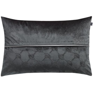 Joop! Kissenhülle Scene, Anthrazit, Textil, Raute, 38x58 cm, hochwertige Qualität, Wohntextilien, Bezüge, Kissenbezüge