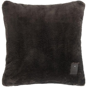Joop! Kissenhülle Sleek, Grau, Graubraun, Textil, Uni, 50x50 cm, hochwertige Qualität, Wohntextilien, Bezüge, Kissenbezüge
