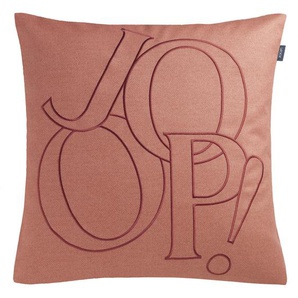 Joop! Kissenhülle Statement, Orange, Textil, Uni, 50 cm, hochwertige Qualität, Wohntextilien, Kissen, Kissenbezüge