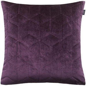 Joop! Kissenhülle Velvety, Beere, Textil, Uni, 45 cm, hochwertige Qualität, Wohntextilien, Kissen, Kissenbezüge