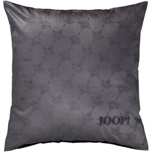 Joop! Kopfkissenbezug, Anthrazit, Textil, Graphik, 40x40 cm, Textiles Vertrauen - Oeko-Tex®, schadstoffgeprüft, pflegeleicht, Wohntextilien, Bezüge,
