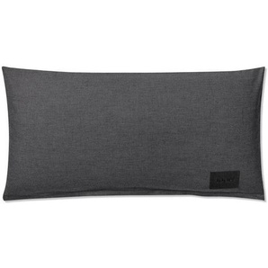 Joop! Kopfkissenbezug Soft, Anthrazit, Textil, Karo, 80x40 cm, Textiles Vertrauen - Oeko-Tex®, pflegeleicht, schadstoffgeprüft, Wohntextilien, Bezüge,