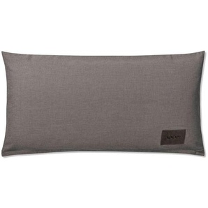 Joop! Kopfkissenbezug Soft, Taupe, Textil, Karo, 80x40 cm, Textiles Vertrauen - Oeko-Tex®, schadstoffgeprüft, pflegeleicht, Wohntextilien, Bezüge,