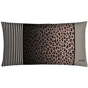 Joop! Kopfkissenbezug, Taupe, Textil, Graphik, 80x40 cm, Textiles Vertrauen - Oeko-Tex®, pflegeleicht, schadstoffgeprüft, Wohntextilien, Bezüge,