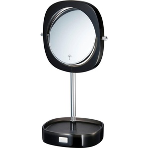 Kosmetikspiegel JOOP CRYSTAL LINE Spiegel Gr. B/H/T: 20,5 cm x 38 cm x 20,5 cm, grau Kosmetikspiegel