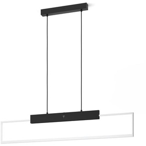 Joop! Led-Hängeleuchte Cube Lights, Schwarz, Weiß, Chrom, Metall, Kunststoff, rechteckig,rechteckig, 1.6x110 cm, Lampen & Leuchten, Innenbeleuchtung, Hängelampen, Esstischlampen