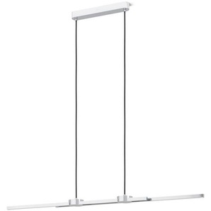 Joop! Led-Hängeleuchte Slim Lights, Weiß, Chrom, Metall, Kunststoff, länglich,länglich, 8.5x150x119 cm, Lampen & Leuchten, Innenbeleuchtung, Hängelampen, Esstischlampen