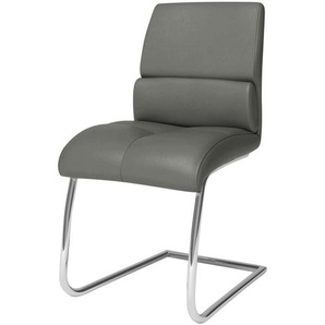 JOOP! Leder-Schwingstuhl  Loft ¦ grau ¦ Maße (cm): B: 49 H: 90 T: 63.0