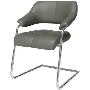 JOOP! Leder-Schwingstuhl  Loft ¦ grau ¦ Maße (cm): B: 64 H: 86 T: 61.0