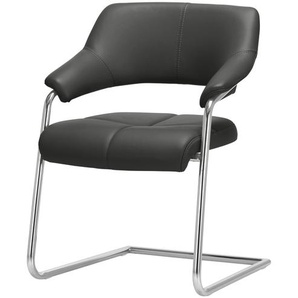 JOOP! Leder-Schwingstuhl  Loft ¦ schwarz ¦ Maße (cm): B: 64 H: 86 T: 61.0