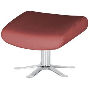JOOP! Lederhocker  8114 ¦ rot ¦ Maße (cm): B: 54 H: 43 T: 51.0