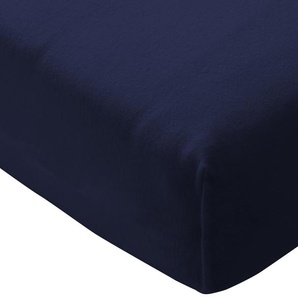 JOOP! Mako-Jersey-Spannbetttuch  JOOP! - blau - 97% Baumwolle, 3% Elasthan, Baumwollmischgewebe - 100 cm | Möbel Kraft
