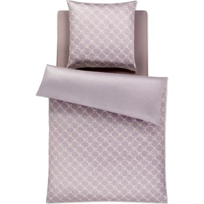 JOOP! Mako-Satin Bettwäsche 4059 Cornflower Gradiant 155x220cm+80x80, Farbe rose 4059-80/80-155/220-11