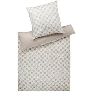 JOOP! Mako Satin Bettwäsche  Cornflower Double ¦ creme ¦ Maße (cm): B: 135