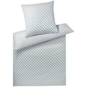 JOOP! Mako Satin Bettwäsche  Cornflower Gleam ¦ blau ¦ Maße (cm): B: 135
