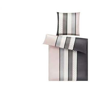 JOOP! Mako-Satin Bettwäsche Cornflower Stripe - rosa/pink - Materialmix - 135 cm | Möbel Kraft