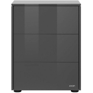 Joop! Nachtschrank , Schiefer , 3 Schubladen , G , 47.5x60.9x42.4 cm , Made in Germany, DGM , Typenauswahl , Schlafzimmer, Nachttische