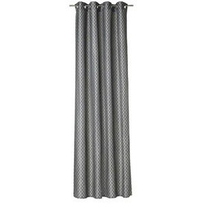 JOOP! Ösenschal Allover - grau - Synthetik - 140 cm - 1 cm | Möbel Kraft