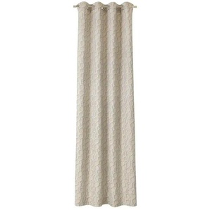 JOOP! Ösenschal Ornament - beige - Synthetik - 140 cm - 1 cm | Möbel Kraft
