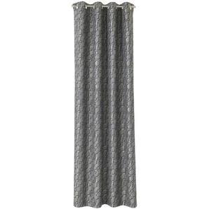 JOOP! Ösenschal Ornament - grau - Synthetik - 140 cm - 1 cm | Möbel Kraft