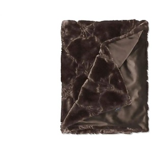 JOOP! Plaid   ¦ braun ¦ Synthetik ¦ Maße (cm): B: 130 H: 1