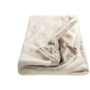 JOOP! Plaid Smooth   ¦ weiß ¦ Synthetik ¦ Maße (cm): B: 130 H: 1