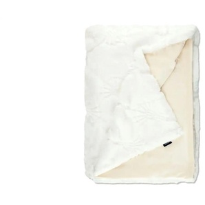 JOOP! Plaid   ¦ weiß ¦ Synthetik ¦ Maße (cm): B: 130 H: 1