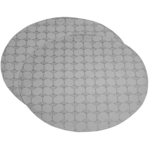JOOP! Platzset Cornflower Allover - grau - Naturfaser - 45 cm - 1 cm | Möbel Kraft