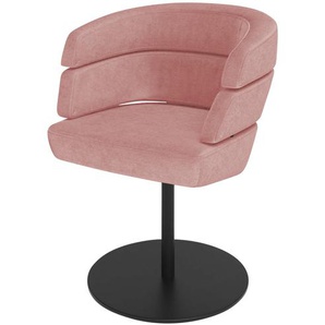 JOOP! Polster-Drehsessel  Curves ¦ rosa/pink ¦ Maße (cm): B: 64 H: 81 T: 64.0