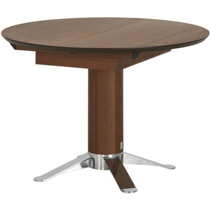 JOOP! Säulentisch ausziehbar Lounge ¦ holzfarben ¦ Maße (cm): H: 77 Ø: 120