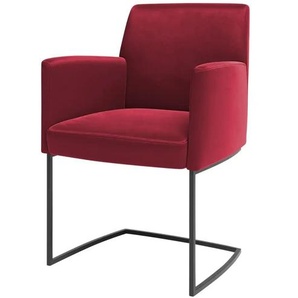 JOOP! Samt-Schwingstuhl  Swing ¦ rot ¦ Maße (cm): B: 58 H: 88 T: 61.0