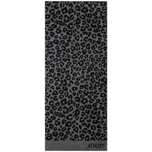 Joop! Saunatuch Leo, Graphit, Textil, Animalprint, 80x200 cm, Oeko-Tex® Standard 100, Made in Germany, Textiles Vertrauen - Oeko-Tex®, durchgefärbt,