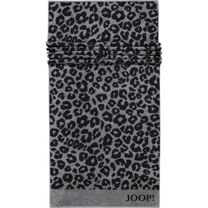 Joop! Saunatuch Leo, Graphit, Textil, Animalprint, 80x200 cm, Oeko-Tex® Standard 100, Made in Germany, Textiles Vertrauen - Oeko-Tex®, durchgefärbt,