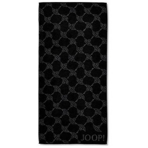 Joop! Saunatuch Cornflower, Schwarz, Textil, Floral, 80x200 cm, Textiles Vertrauen - Oeko-Tex®, Made in Germany, Oeko-Tex® Standard 100, saugfähig,