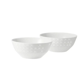 JOOP! Schale 2er-Set - weiß - Porzellan - 13 cm - 5,5 cm | Möbel Kraft