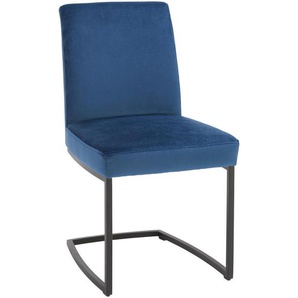Joop! Schwingstuhl Swing , Blau, Schwarz , Textil , eckig, C-Form , 46x88x61 cm , Lederauswahl, Stoffauswahl , Esszimmer, Stühle, Esszimmerstühle, Schwingstühle