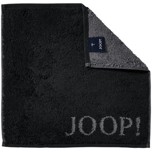 JOOP! Seiftuch  Joop 1600 Classic Doubleface ¦ schwarz ¦ 100% Baumwolle ¦ Maße (cm): B: 30