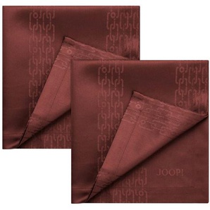 Joop! Serviette, Rot, Rotbraun, Textil, 50x50 cm, Oeko-Tex® Standard 100, Wohntextilien, Tischwäsche, Stoffservietten