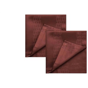 JOOP! Servietten 2er-Set Chains - rot - Naturfaser - 50 cm - 1 cm | Möbel Kraft