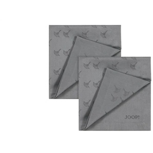 JOOP! Servietten 2er-Set Faded Corn.   ¦ silber ¦ Naturfaser ¦ Maße (cm): B: 50 H: 1