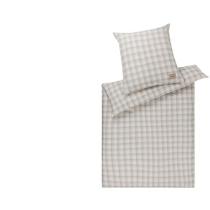 JOOP! Soft-Flanell-Bettwäsche Soft Checks - creme - Materialmix - 135 cm | Möbel Kraft