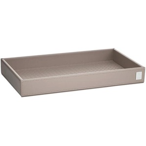 Joop! Tablett, Grau, Beige, Kunststoff, rechteckig, 28x3.5x15 cm, Tischkultur & Servieren, Tabletts