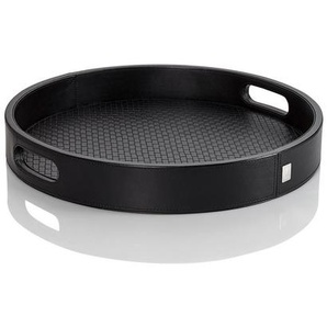Joop! Tablett Homeline, Schwarz, Kunststoff, rund, 5.2 cm, Tischkultur & Servieren, Tabletts