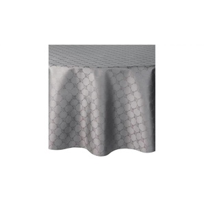 JOOP! Tischdecke Cornflower Allover ¦ grau ¦ Naturfaser Ø: 160