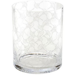 Joop! Vase Allover, Transparent, Glas, zylindrisch, 22 cm, Dekoration, Vasen, Glasvasen