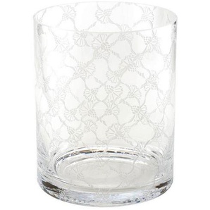 Joop! Vase Allover , Transparent , Glas , zylindrisch , 22 cm , Dekoration, Vasen, Glasvasen