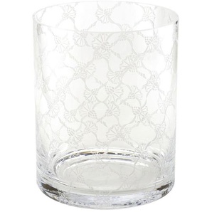 Joop! Vase Allover, Transparent, Glas, zylindrisch, 22 cm, Dekoration, Vasen, Glasvasen