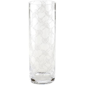 Joop! Vase Allover, Transparent, Glas, zylindrisch, 30 cm, Made in Germany, mundgeblasen, Dekoration, Vasen, Glasvasen