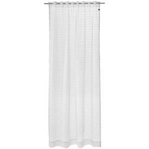 Joop! Vorhangschal Waterline, Silber, Textil, Uni, 130x250 cm, für Stange und Schiene geeignet, Wohntextilien, Gardinen & Vorhänge, Fertiggardinen,
