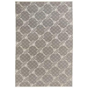 Joop! Webteppich Cornflower Double, Hellgrau, Textil, rechteckig, 140x200 cm, für Fußbodenheizung geeignet, antistatisch, Teppiche & Böden, Teppiche,